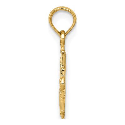 14K Yellow Gold Miniature Four-Way Medal Pendant – view 3