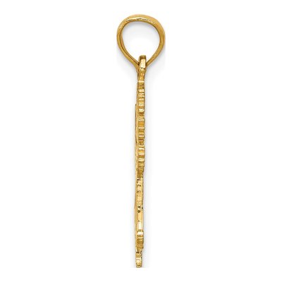 14K Yellow Gold Angel Pendant – view 3
