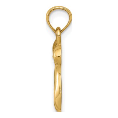 14K Yellow Gold Chai Pendant – view 3