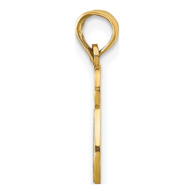 14K Yellow Gold Chai Cut-Out Pendant – view 3