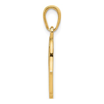 14K Yellow Gold Chamseh Hand of God Pendant – view 3