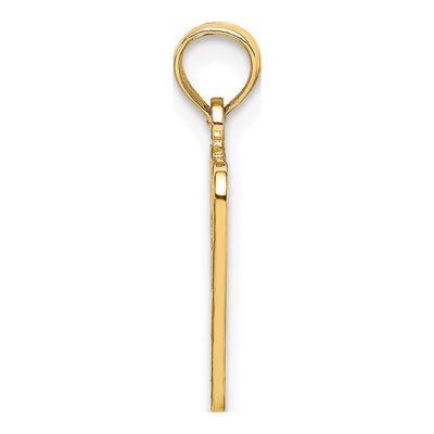 14K Yellow Gold Birth Certificate Charm – view 3
