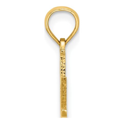 14K Yellow Gold Grad Number 1 Pendant – view 3