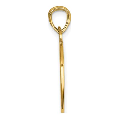 14K Yellow Gold Best Friends Heart Set Pendant – view 3