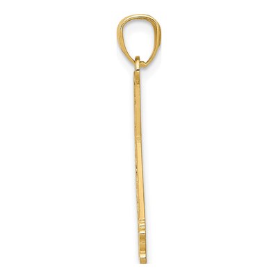 14K Yellow Gold California State Map Pendant – view 3