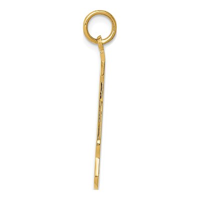14K Yellow Gold Electric Guitar Pendant – view 3