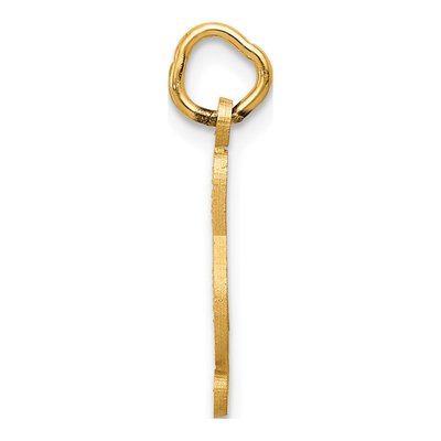 14K Yellow Gold Treble Clef Pendant – view 3