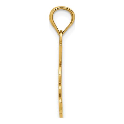 14K Yellow Gold I Love My Wife Pendant – view 3
