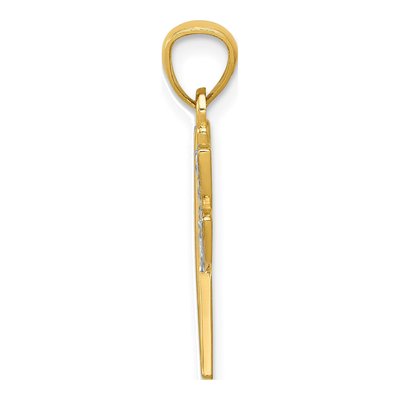 14K Yellow Gold Dragonfly Pendant – view 3