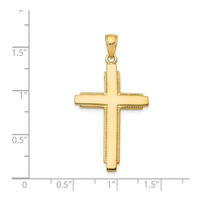 14K Yellow Gold Cross Pendant – view 5