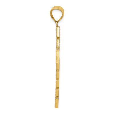14K Yellow Gold Latin Cross Pendant – view 3