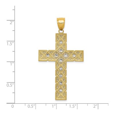 14K Yellow Gold Latin Cross Pendant – view 5