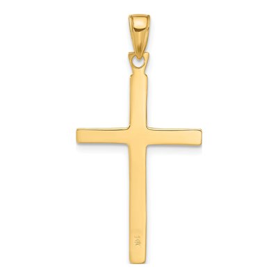 14K Yellow Gold Cross Pendant – view 4