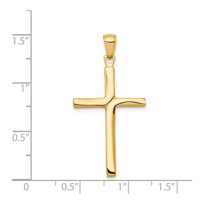 14K Yellow Gold Cross Pendant – view 5