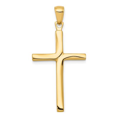14K Yellow Gold Cross Pendant