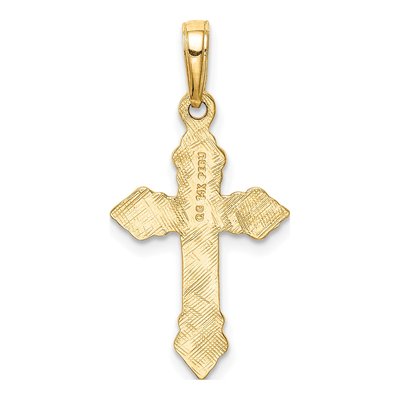 14K Yellow Gold Cross Pendant – view 5