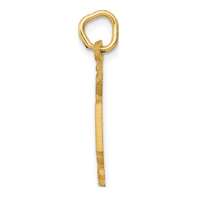 14K Yellow Gold RN Registered Nurse Charm – view 3