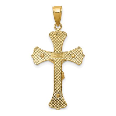 14K Yellow Gold Crucifix Pendant – view 5