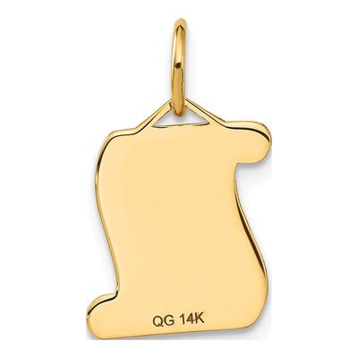 14K Yellow Gold Diploma Charm – view 4