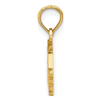 14K Yellow Gold Graduate Under Cap Charm – view 3