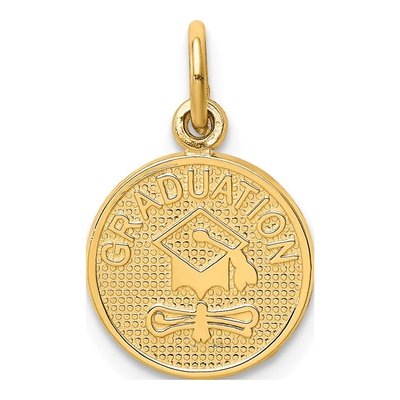 14K Yellow Gold Graduation Pendant