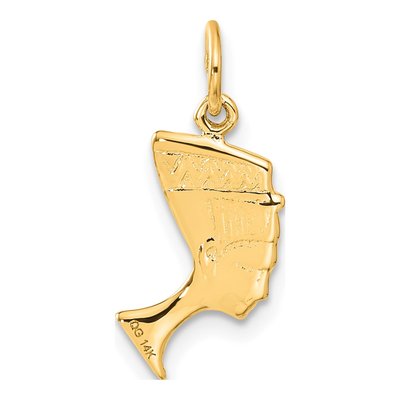 14K Yellow Gold Nefertiti Pendant – view 4