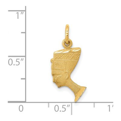14K Yellow Gold Nefertiti Pendant – view 5