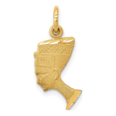 14K Yellow Gold Nefertiti Pendant