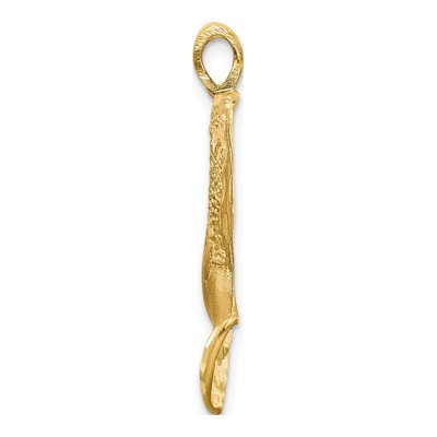 14K Yellow Gold Nefertiti Pendant – view 3