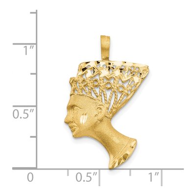 14K Yellow Gold Nefertiti Pendant – view 5