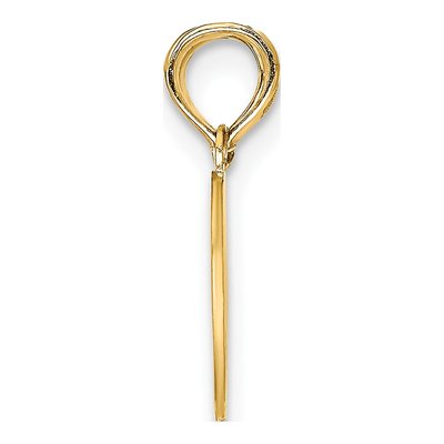 14K Yellow Gold Mizpah Heart Break-Apart Charm – view 3