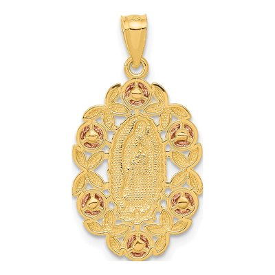 14K Two-Tone Gold Our of Guadalupe Pendant – view 4
