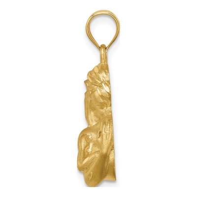14K Yellow Gold Mom Baby Pendant – view 3