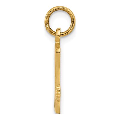 14K Yellow Gold Cowboy Boot Charm – view 3