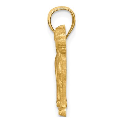 14K Yellow Gold Boxer Dog Pendant – view 2
