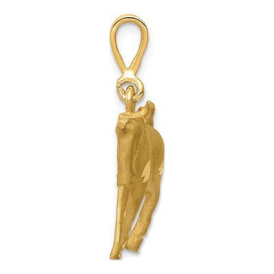 14K Yellow Gold Taurus Zodiac Pendant – view 3