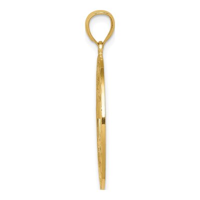 14K Yellow Gold Star of David Pendant – view 3