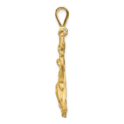 14K Yellow Gold Sagittarius Zodiac Pendant – view 3