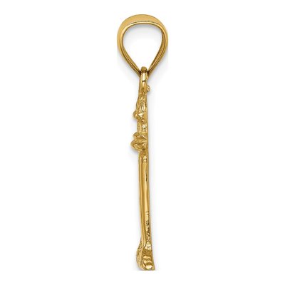 14K Yellow Gold Lighthouse Pendant – view 3