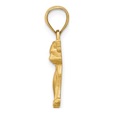 14K Yellow Gold Chihuahua Dog Pendant – view 3