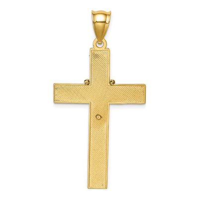 14K Yellow Gold Rosary Cross Pendant – view 4