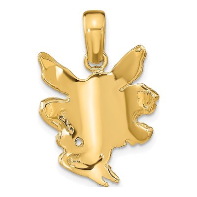 14K Yellow Gold Fairy Charm – view 5