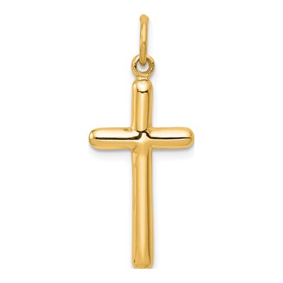 14K Yellow Gold Cross Pendant
