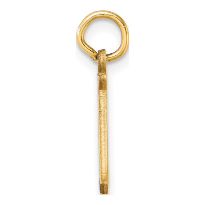 14K Yellow Gold Letter A Pendant – view 3