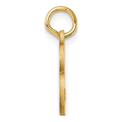 14K Yellow Gold Letter B Charm – view 3