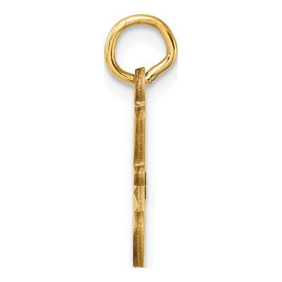 14K Yellow Gold Letter C Pendant – view 3