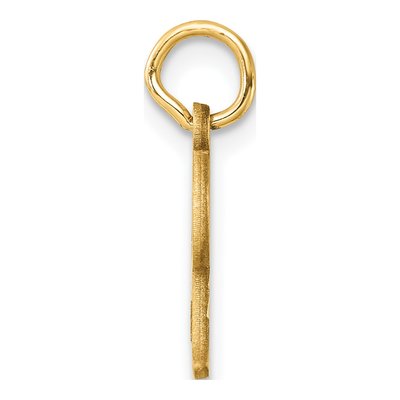 14K Yellow Gold Letter F Pendant – view 3