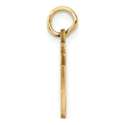 14K Yellow Gold Letter H Charm – view 3