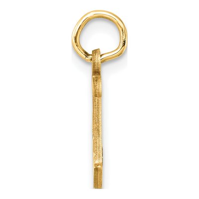 14K Yellow Gold Letter J Pendant – view 3