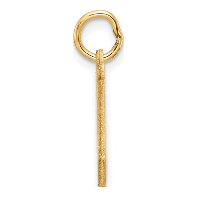 14K Yellow Gold Letter W Pendant – view 3